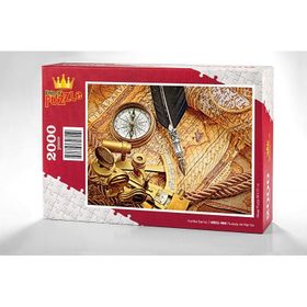King Of Puzzle Pusula ve Harita 2000 Parça Puzzle