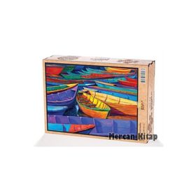 King Of Puzzle Renkli Kayıklar 2000 Parça Puzzle