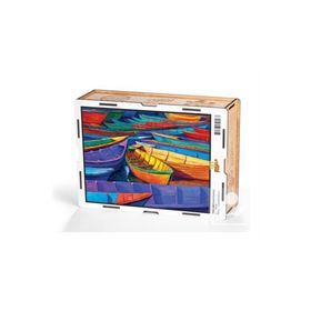 King Of Puzzle Renkli Kayıklar 2000 Parça Puzzle
