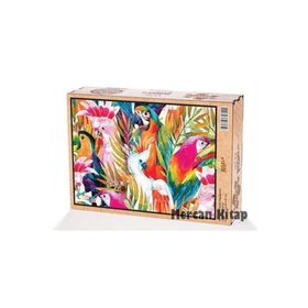 King Of Puzzle Renkli Papağanlar 2000 Parça Puzzle