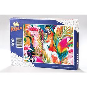 King Of Puzzle Renkli Papağanlar 500 Parça Puzzle