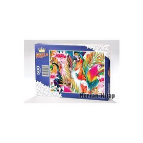 King Of Puzzle Renkli Papağanlar 500 Parça Puzzle