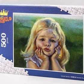 King Of Puzzle Sevimli Kız 500 Parça Puzzle