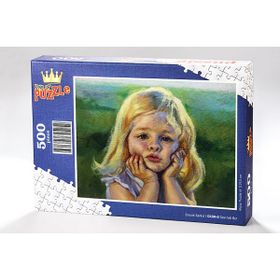 King Of Puzzle Sevimli Kız 500 Parça Puzzle