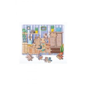 King Of Puzzle Sevimli Patiler 35 Parça Puzzle