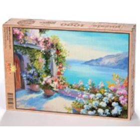 King Of Puzzle Taraçadan Sahil 1000 Parça Puzzle