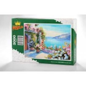 King Of Puzzle Taraçadan Sahil 3000 Parça Puzzle