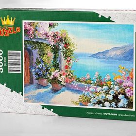 King Of Puzzle Taraçadan Sahil 3000 Parça Puzzle