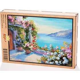 King Of Puzzle Taraçadan Sahil Ahşap 108 Parça MZ05-C Puzzle