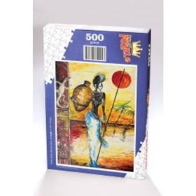 King Of Puzzle Testili Afrikalı Kadın Zaire Puzzle 500 Parça Puzzle