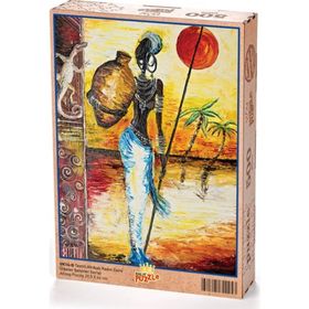 King Of Puzzle Testili Afrikalı Kadın Zaire Puzzle 500 Parça Puzzle