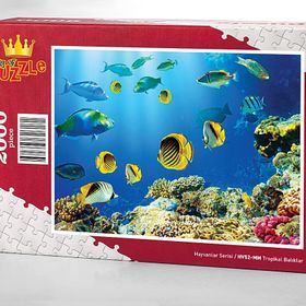 King Of Puzzle Tropikal Balıklar 2000 Parça Puzzle