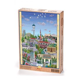 King Of Puzzle Türkiye Minyatürleri - Ankara - Nasuhi Hasan Çolpan 500 Parça Puzzle