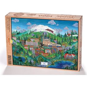 King Of Puzzle Türkiye Minyatürleri - Bolu - Nasuhi Hasan Çolpan Ahşap 1000 Parça Puzzle