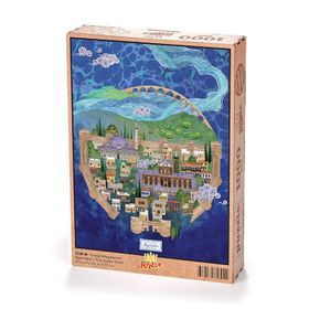 King Of Puzzle Türkiye Minyatürleri - Diyarbakır - Nasuhi Hasan Çolpan 1000 Parça Puzzle