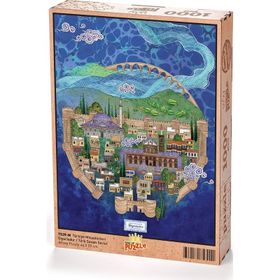 King Of Puzzle Türkiye Minyatürleri - Diyarbakır - Nasuhi Hasan Çolpan 1000 Parça Puzzle