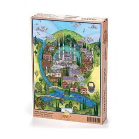 King Of Puzzle Türkiye Minyatürleri - Edirne - Nasuhi Hasan Çolpan 500 Parça Puzzle