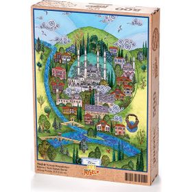 King Of Puzzle Türkiye Minyatürleri - Edirne - Nasuhi Hasan Çolpan 500 Parça Puzzle