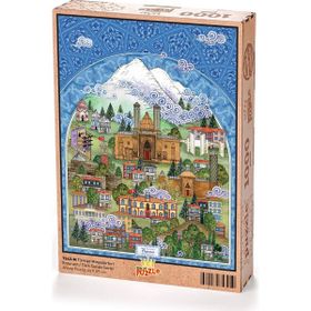 King Of Puzzle Türkiye Minyatürleri - Erzurum - Nasuhi Hasan Çolpan 1000 Parça Puzzle