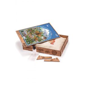 King Of Puzzle Türkiye Minyatürleri - Erzurum - Nasuhi Hasan Çolpan 1000 Parça Puzzle