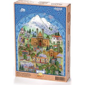 King Of Puzzle Türkiye Minyatürleri - Erzurum - Nasuhi Hasan Çolpan 500 Parça Puzzle