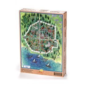 King Of Puzzle Türkiye Minyatürleri - Iznik - Nusret Çolpan 500 Parça Puzzle