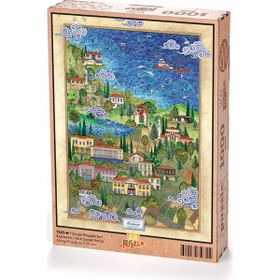 King Of Puzzle Türkiye Minyatürleri - Kırklareli - Nasuhi Hasan Çolpan 1000 Parça Puzzle