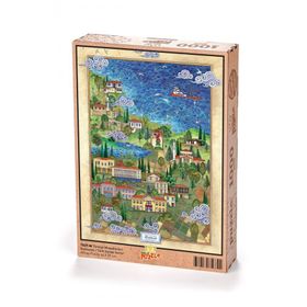 King Of Puzzle Türkiye Minyatürleri - Kırklareli - Nasuhi Hasan Çolpan 1000 Parça Puzzle