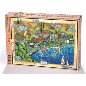King Of Puzzle Türkiye Minyatürleri - Tekirdağ - Nasuhi Hasan Çolpan 1000 Parça Puzzle