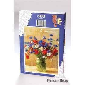 King Of Puzzle Vazoda Çiçekler 500 Parça Puzzle
