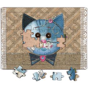 King Of Puzzle Yamalı Kedi 54 Parça Puzzle
