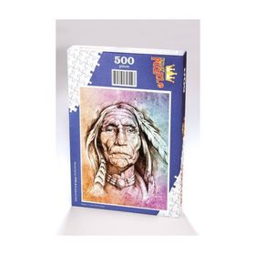 King Of Puzzle Yaşlı Kızılderili 500 Parça Puzzle