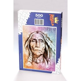 King Of Puzzle Yaşlı Kızılderili 500 Parça Puzzle