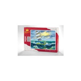 King Of Puzzle Yelkenli ve Deniz 2000 Parça Puzzle