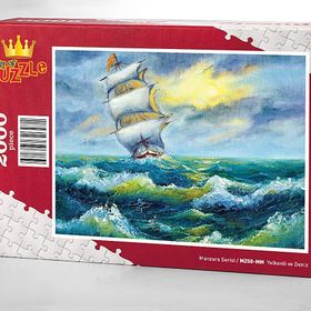 King Of Puzzle Yelkenli ve Deniz 2000 Parça Puzzle