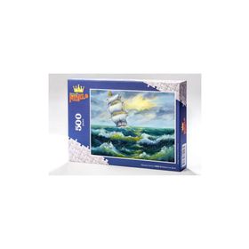 King Of Puzzle Yelkenli ve Deniz 500 Parça Puzzle