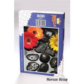 King Of Puzzle Zen Taşları ve Çiçekler 500 Parça Puzzle