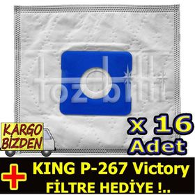 King P-267 Victory Süpürge Toz Torbası