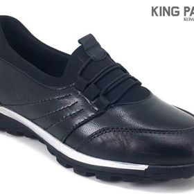 King Paolo 6513 Siyah Kadın Günlük Ayakkabı
