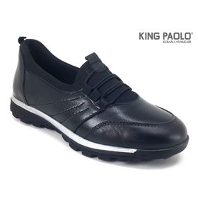 King Paolo 6513 Siyah Kadın Günlük Ayakkabı