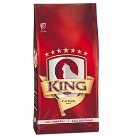 King Plus Kuzu Etli Açık 1 kg Kedi Maması