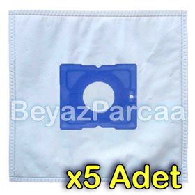 King Şampiyon K 272 Kumaş Bez 3 Katlı King 5 Adet Uyumlu Süpürge Toz Torbası