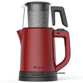 King Tea Pro KCM332 Kırmızı Çay Makinesi