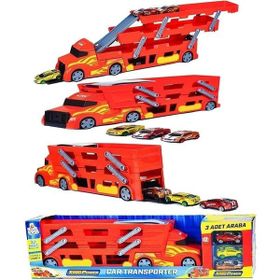 King Toys 3 Arabalı Taşıyıcı Tır