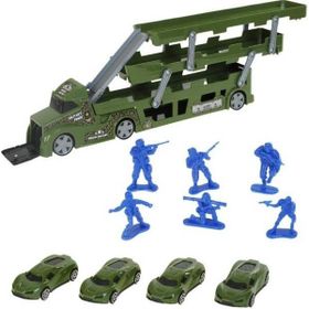King Toys Askeri Aksesuarlı Tır Taşıyıcı
