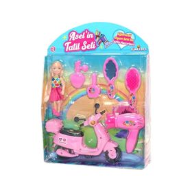 King Toys ASL-1030 Aselin Tatil Seti ve Scooterı