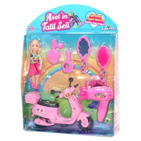 King Toys ASL-1030 Aselin Tatil Seti ve Scooterı