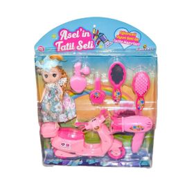 King Toys ASL-1030 Aselin Tatil Seti ve Scooterı