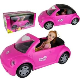 King Toys Bebekli Üstü Açık Araba