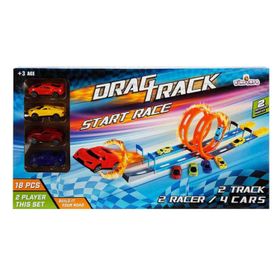 King Toys Drag Track Fırlatıcılı Yarış Pisti